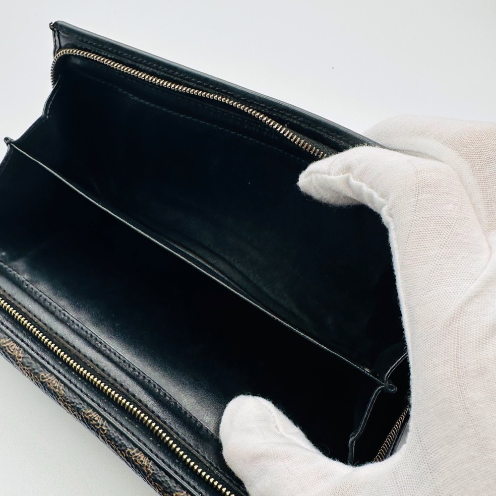 Celine Black and Brown Wallet - Picture 8 of 10